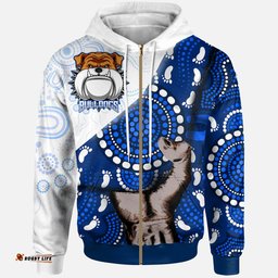 bulldogs rugby aboriginal custom patronage hoodie canterbury bankstown bulldogs bloods in my veins