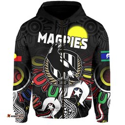 magpies naidoc week hoodie collingwood football aboriginal