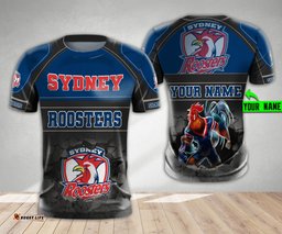 personalized sydney roosters 3d hoodie nrl 3d hoodie broken wall