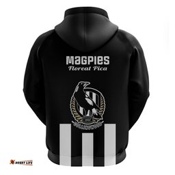 collingwood football hoodie go magpies sporty style