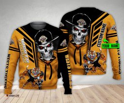 wests tigers nrl skull cap personalized custom 3d hoodie