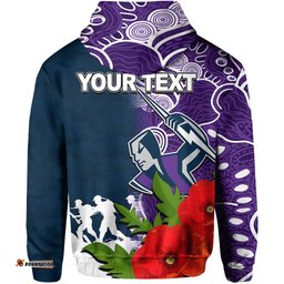 custom personalisedstorm anzac day aboriginal mix army patterns hoodie