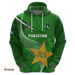 personalised pakistan cricket hoodie shaheens go champions world cup