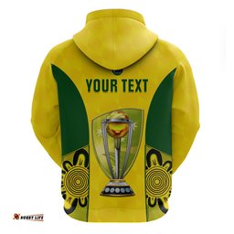 custom australia cricket hoodie world cup go champions indigenous