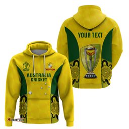 custom australia cricket hoodie world cup go champions indigenous