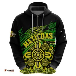 custom text and number australia soccer matildas hoodie