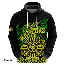 custom text and number australia soccer matildas hoodie