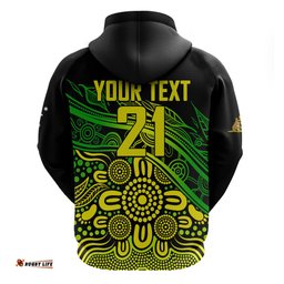 custom text and number australia soccer matildas hoodie