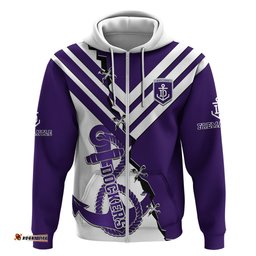 personalised fremantle dockers football hoodie go freo sporty version 02