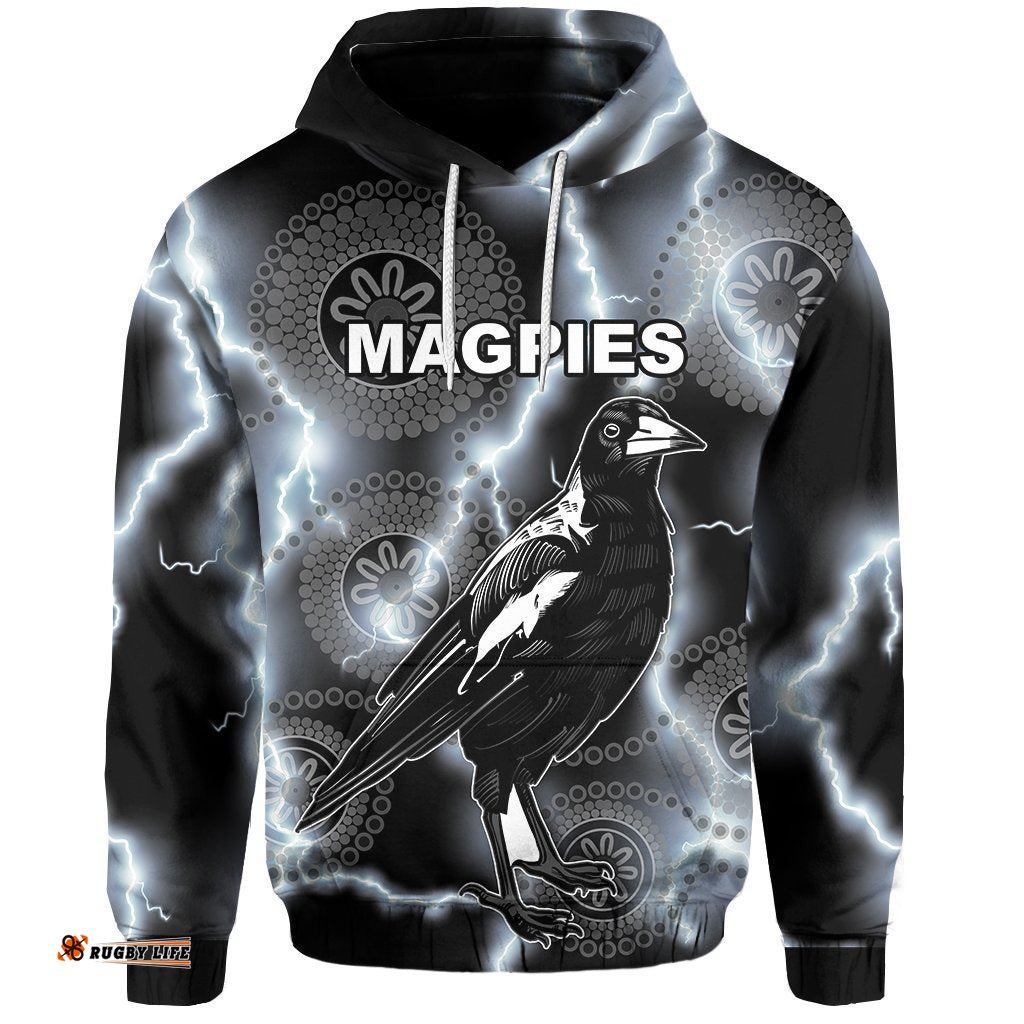 magpies flash newest hoodie collingwood style