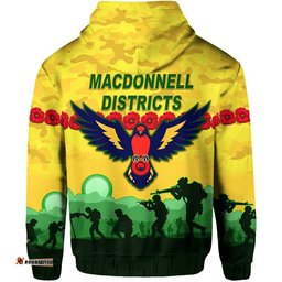 macdonnell districts anzac zip up and pullover hoodie simple style
