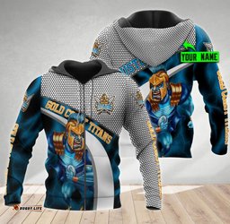 gold coast titans macost personalized