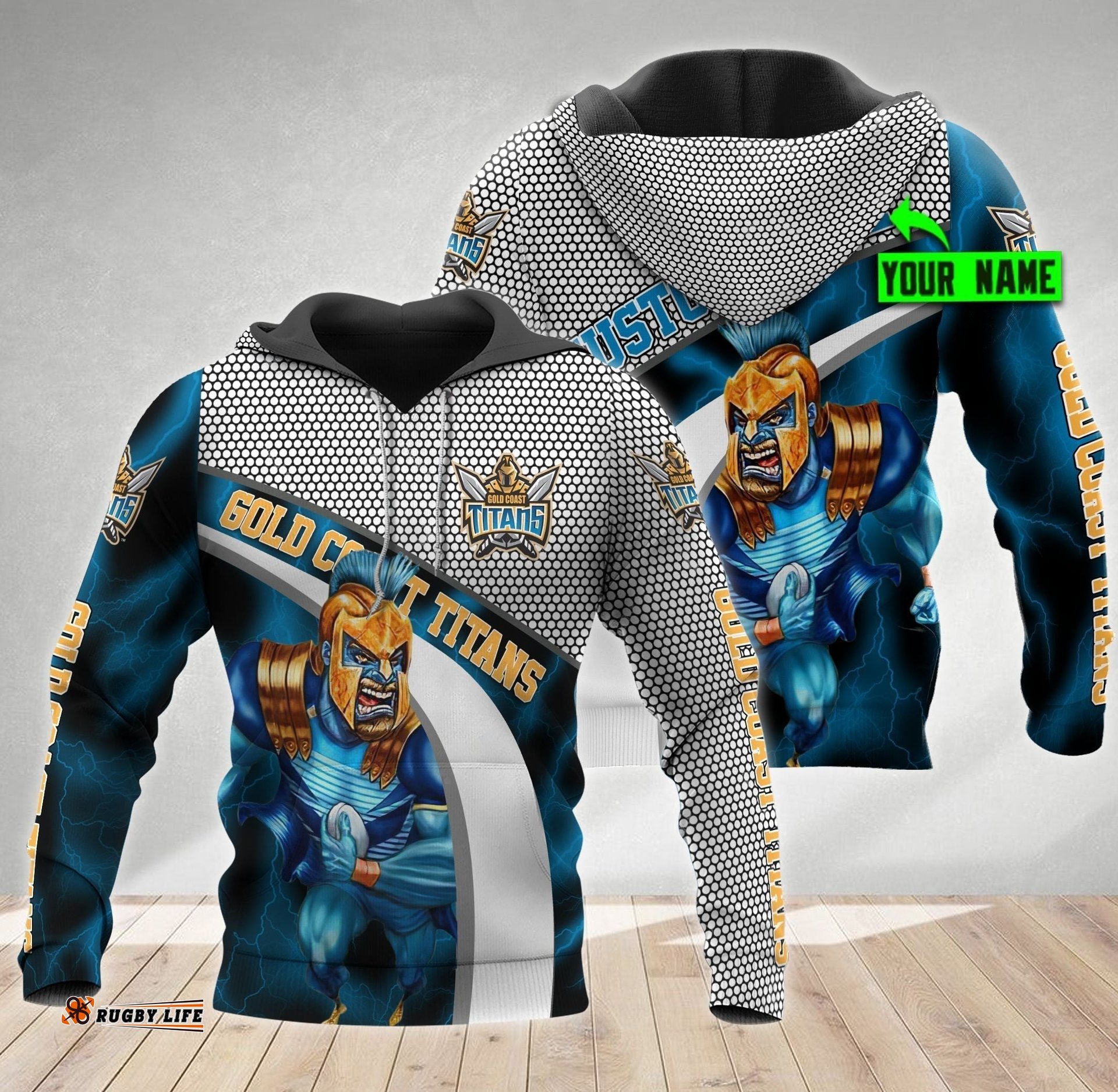 gold coast titans macost personalized