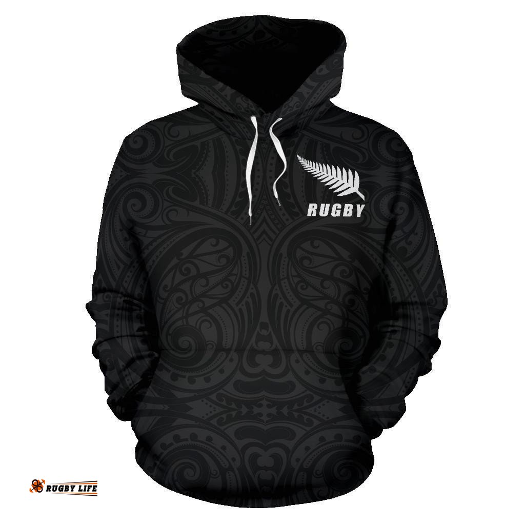 new zealand rugby hoodie maori haka fern pullover hoodie 05