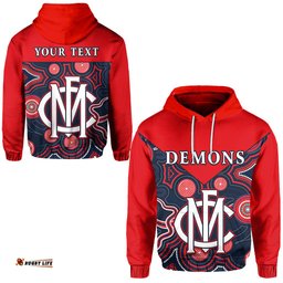 custom personalised melbourne demons hoodie we are the champions