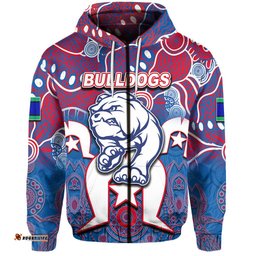 custom personalised bulldogs australian football torres strait islanders mix aboriginal hoodie