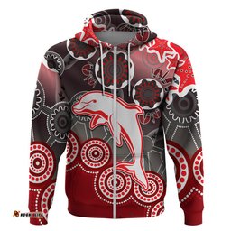 custom personalised redcliffe dolphins rugby hoodie
