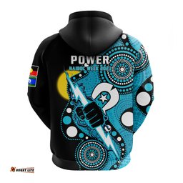 port adelaide football naidoc hoodie for our elders indigenous art