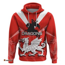 st george illawarra dragons zip hoodie