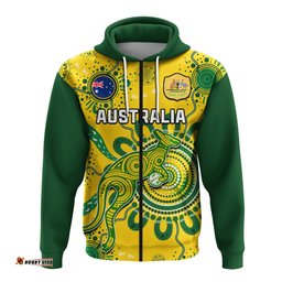 custom text and number australia soccer hoodie kangaroos matildas fifa womens world cup