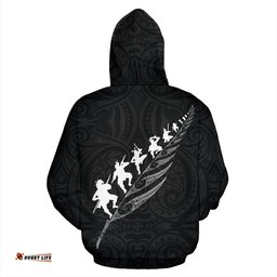 new zealand rugby hoodie maori haka fern pullover hoodie 02