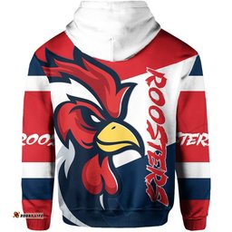 australia roosters zip up hoodie sydney