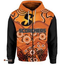perth zip hoodie scorchers indigenous