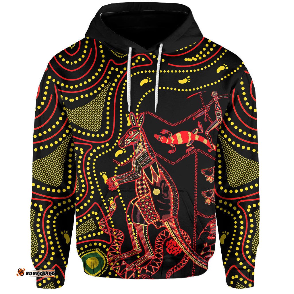 custom personalised aboriginal hoodie animal australia