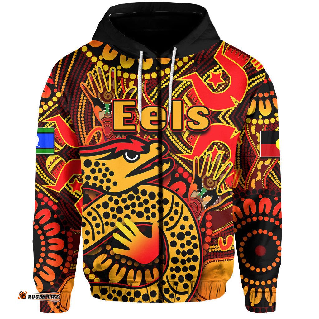 naidoc parramatta eels zip hoodie naidoc patterns no2