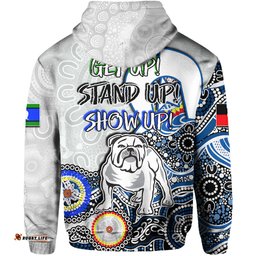 canterbury bulldogs rugby hoodie naidoc patterns