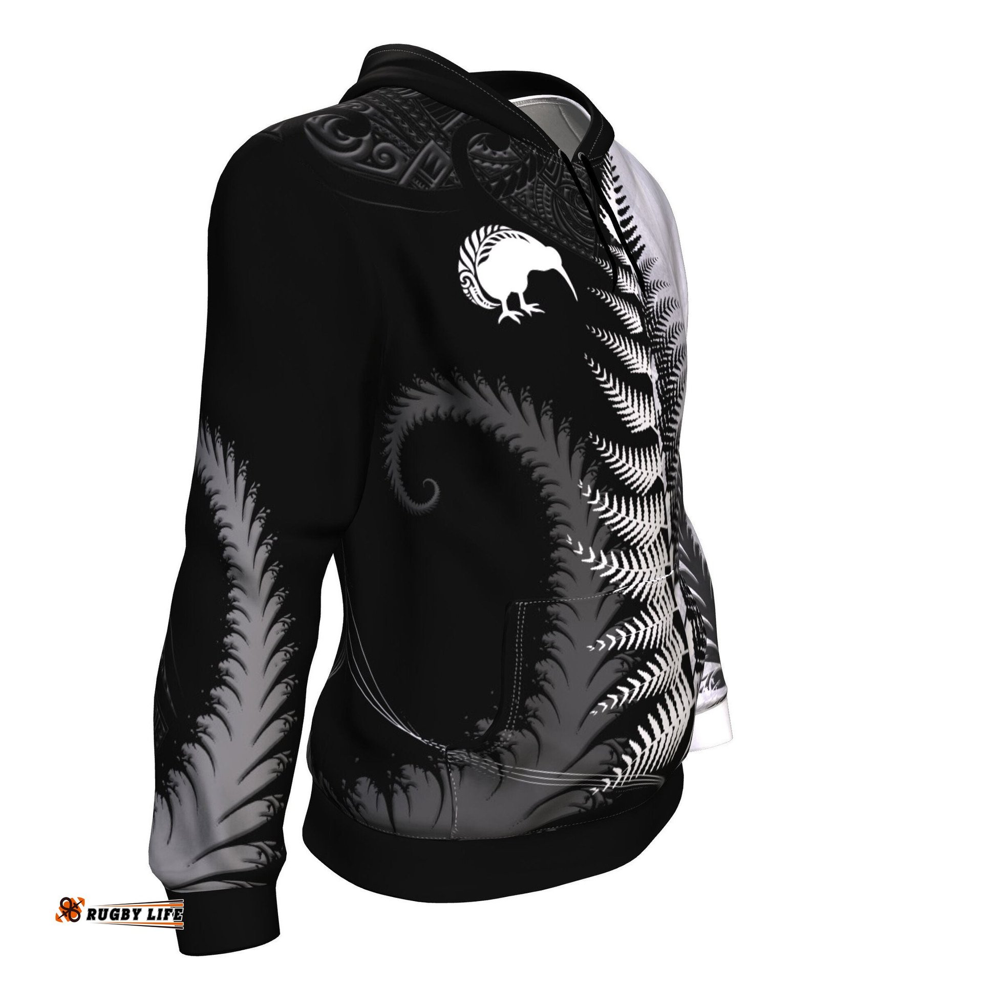 silver fern kiwi classic hoodie