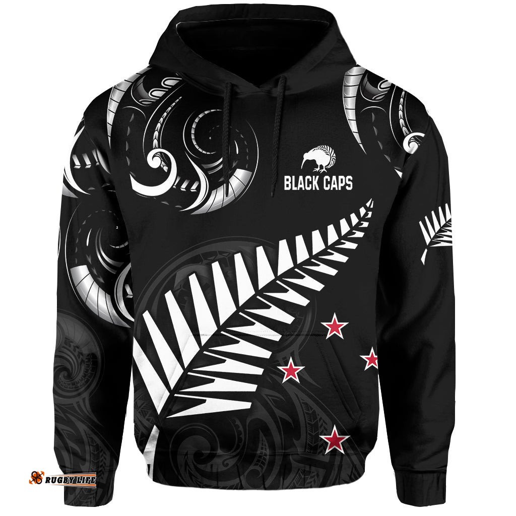 new zealand cricket hoodie go black cap champions mix maori kiwis