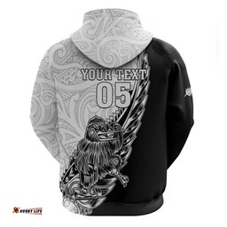 new zealand kiwi rugby custom hoodie go champions maori pattern