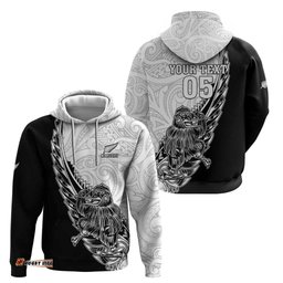 new zealand kiwi rugby custom hoodie go champions maori pattern