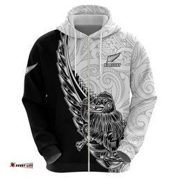 new zealand kiwi rugby custom hoodie go champions maori pattern