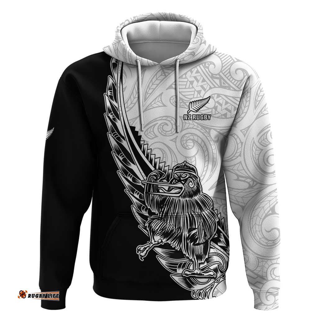 new zealand kiwi rugby custom hoodie go champions maori pattern