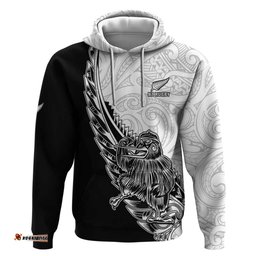 new zealand kiwi rugby custom hoodie go champions maori pattern