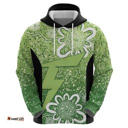australian thunder cricket custom hoodie minimalism aboriginal