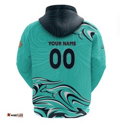 personalised australia soccer matildas hoodie kangaroo tornado turquoise