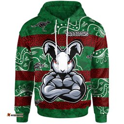 rabbitohs rugby hoodie custom indigenous super rabbitohs hoodie