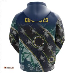 cowboys aboriginal zip hoodie