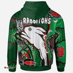 south sydney rabbitohs rugby custom hoodie indigenous dreaming rabbitohs
