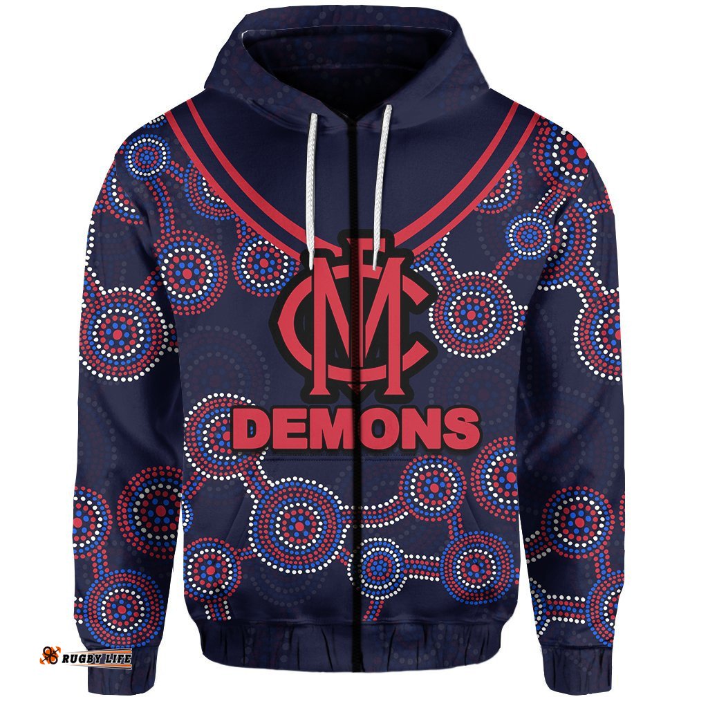 demons zip hoodie