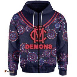 demons zip hoodie