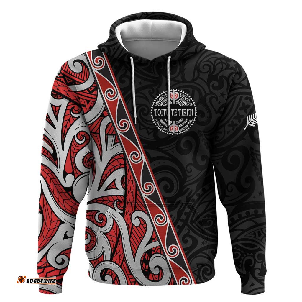 aotearoa toitu te tiriti hoodie honour the treaty new zealand