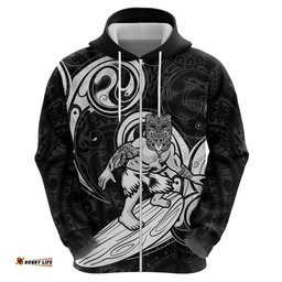 personalised new zealand surfing hoodie aotearoa maori tiki haka