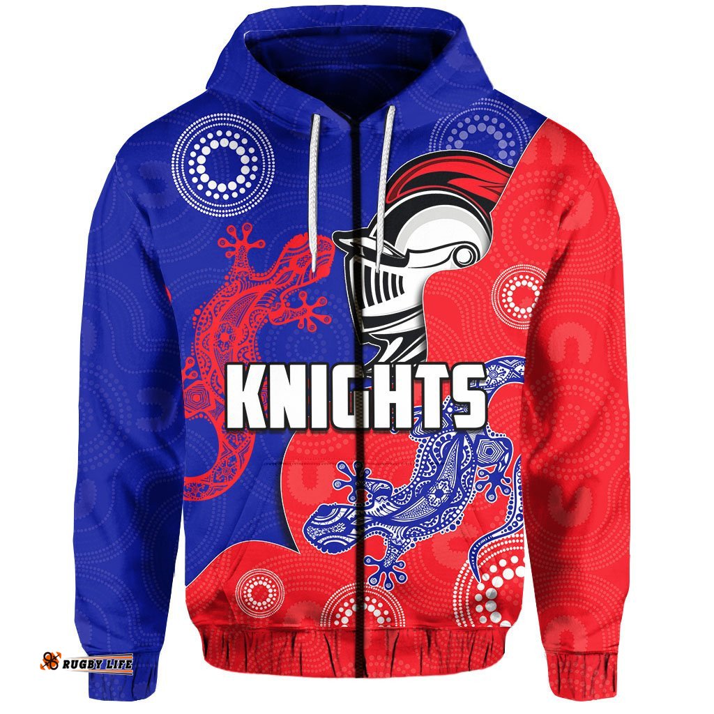 newcastle knights zip hoodie aboriginal