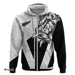 aoteroa bulldog maori hoodie