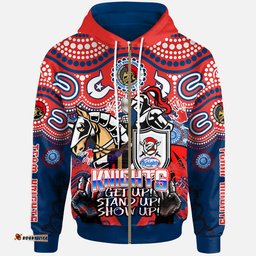 knights rugby naidoc week indigenous newcastle knights get up stand up show up hoodie rlt12