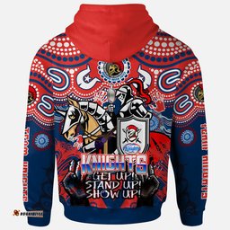 knights rugby naidoc week indigenous newcastle knights get up stand up show up hoodie rlt12